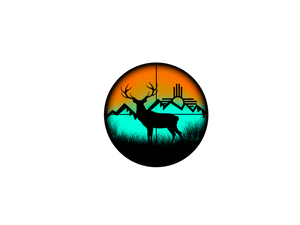 Deer in Sights Sticker