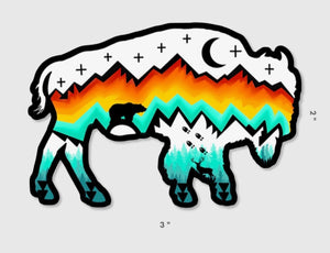 **NEW** White Buffalo Sticker