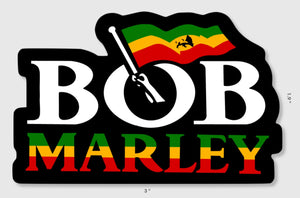 Bob Marley Logo Sticker