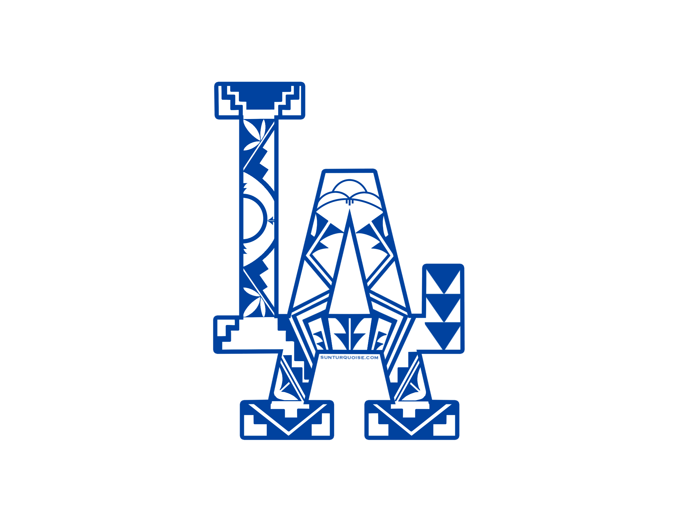 LA Dodgers Sticker