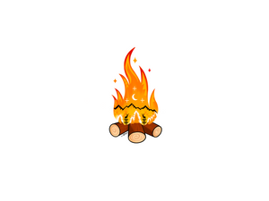 Bonfire Sticker