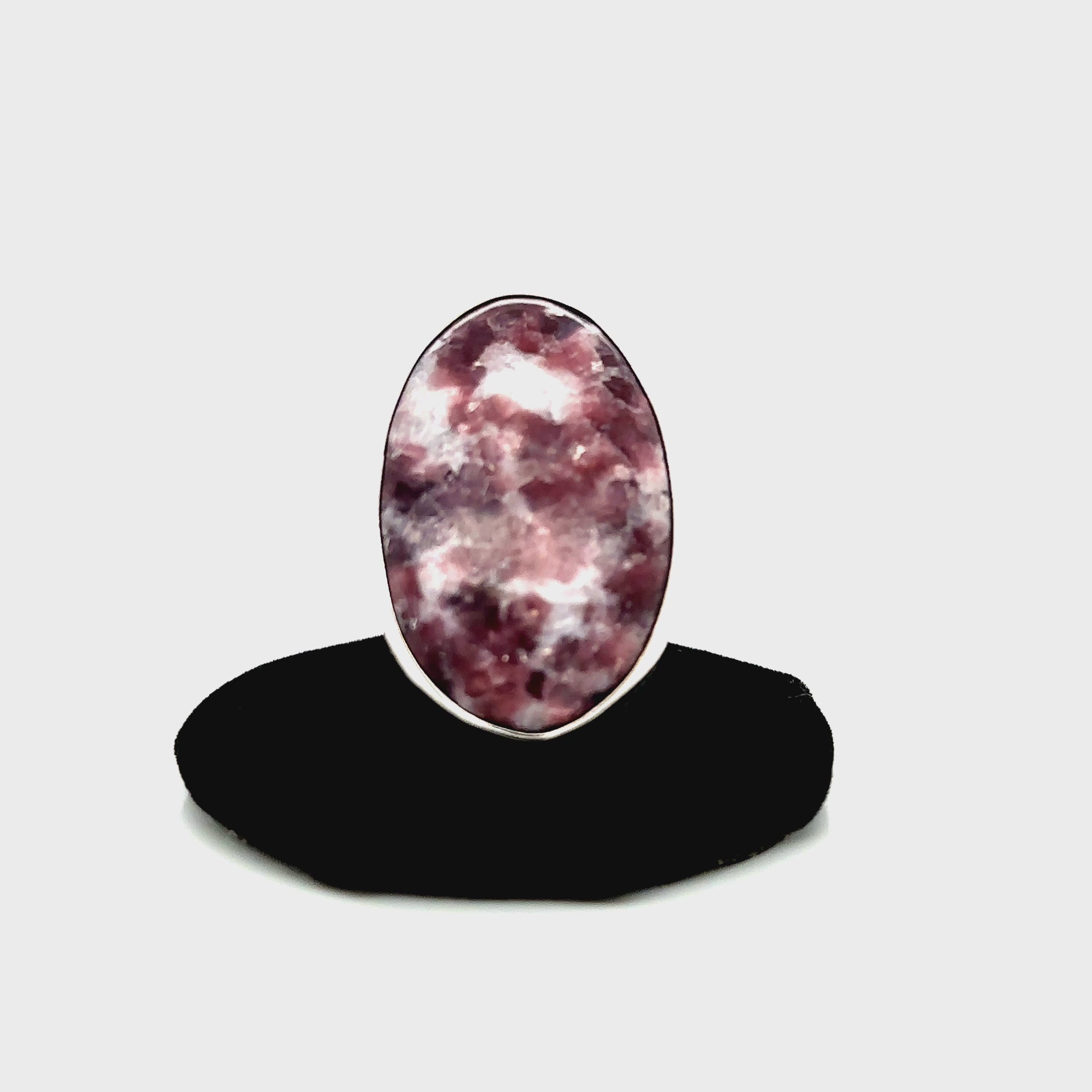 Purple Druzy Ring