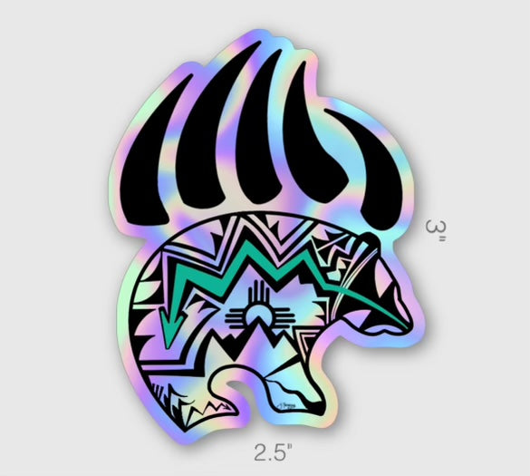 Holographic Bear Stickers