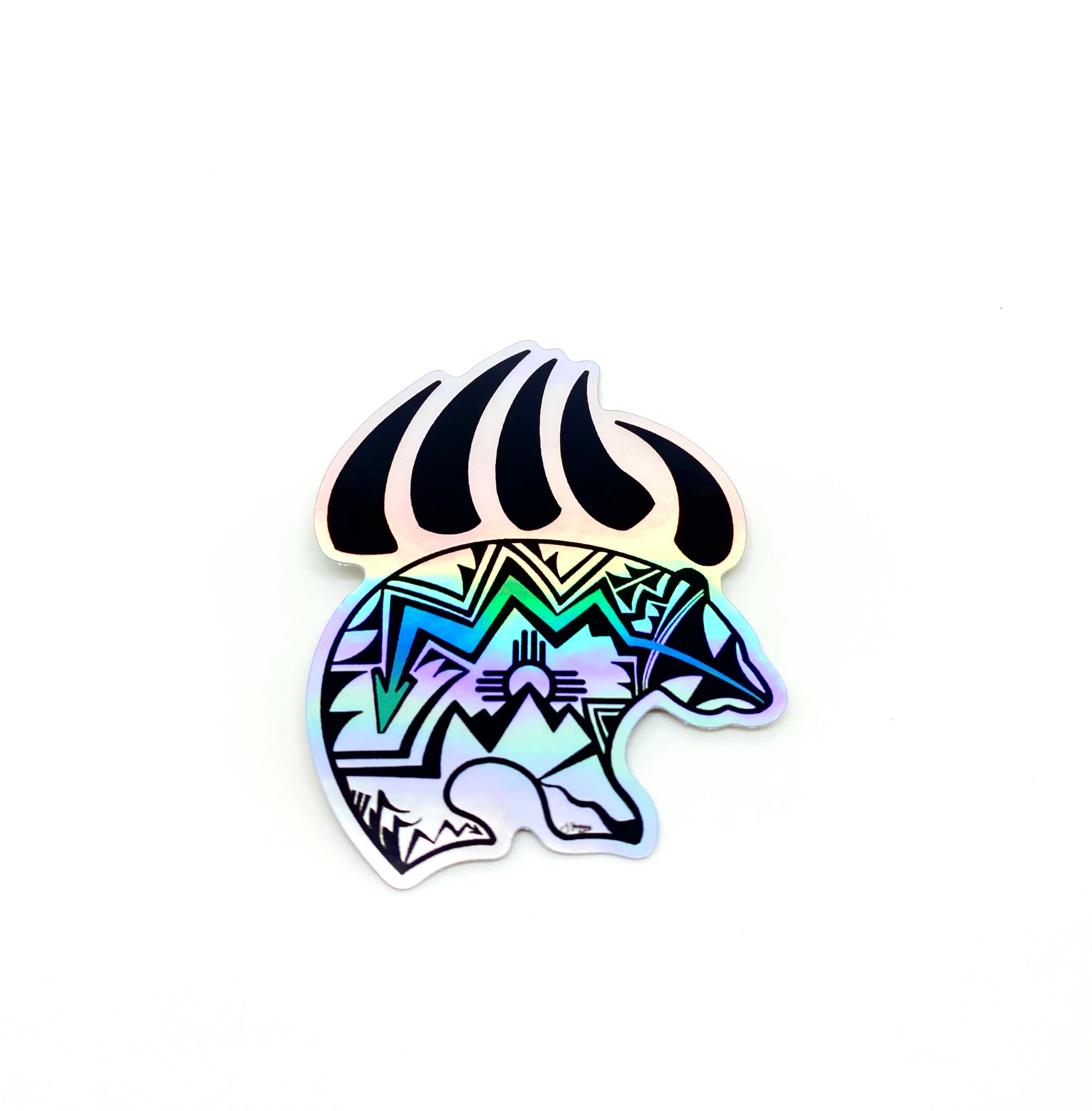 Holographic Bear Stickers