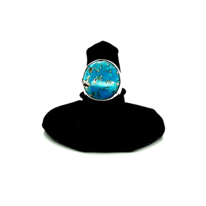 Turquoise w/ Pyrite Ring