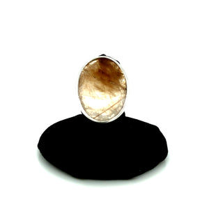 Rutilated Quartz Ring